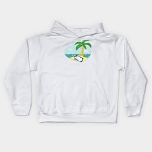 Snowman Vacation Kids Hoodie